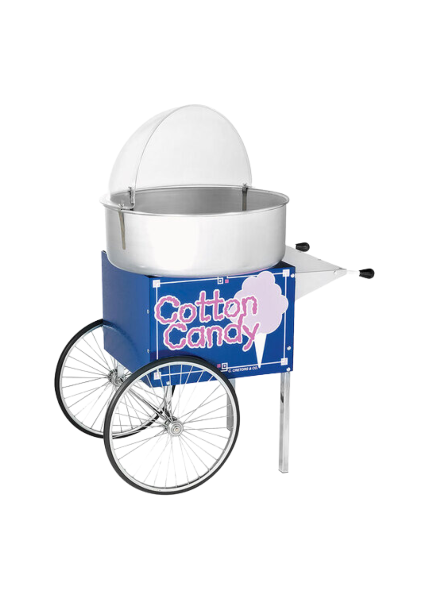  Luchtige kleurrijke suikerspin @ Snackhelden